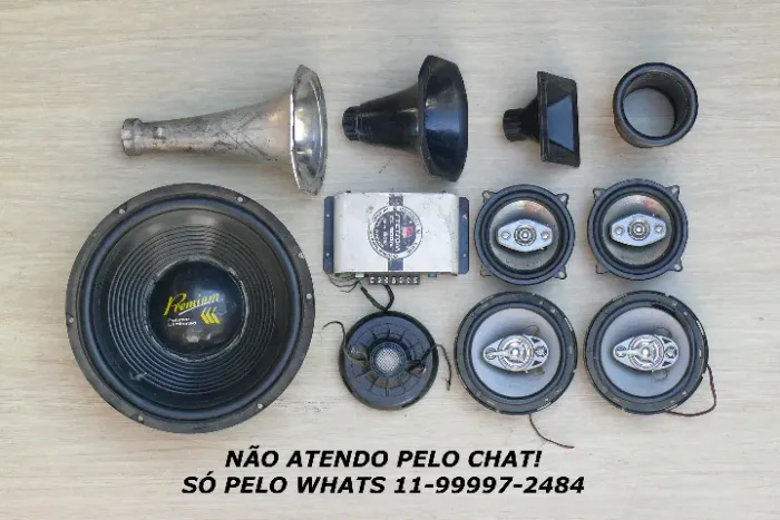 Sub corneta módulo e falantes LEIA!