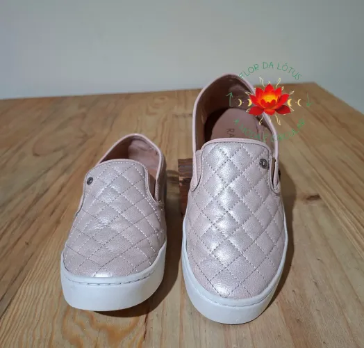 Tênis Rosa Slip On Ramarim Tam.35