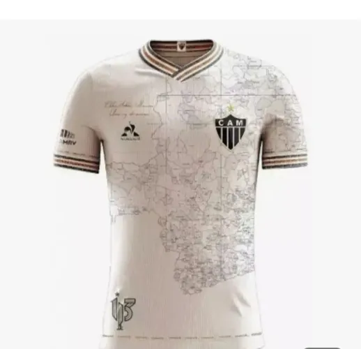 Camisa Masculina do Atlético Comemoração 113 anos N°G
