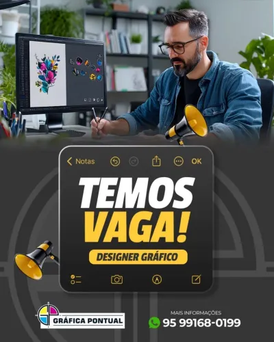 Contrata-se Designer Gráfico 