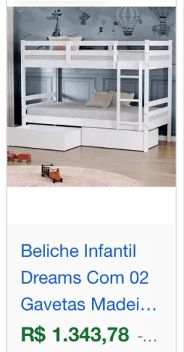 VENDO BELICHE COM GAVETA