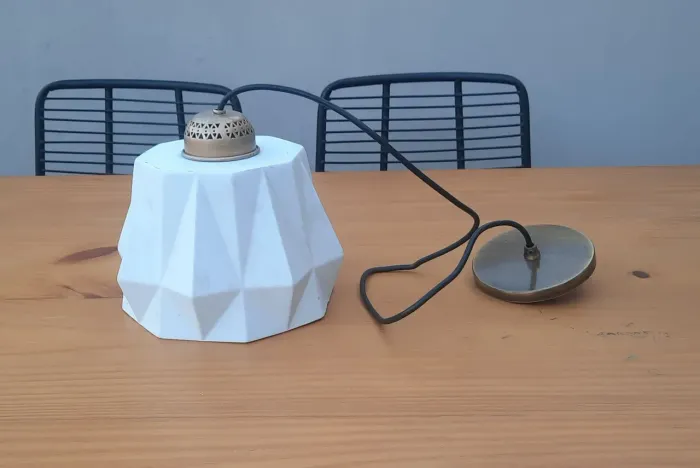 Pendente luminária branca 
