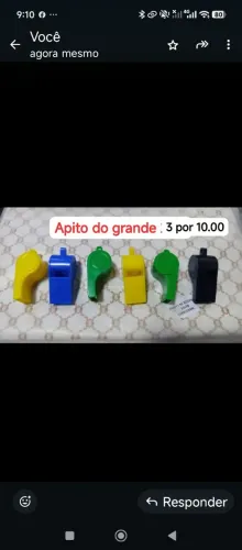 Apito do grande 3 por 10.00