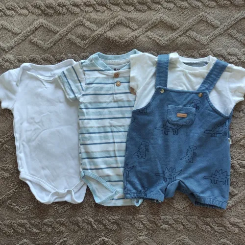 Trio Teddy Boom 3 Meses | 3 Peças por R$ 49