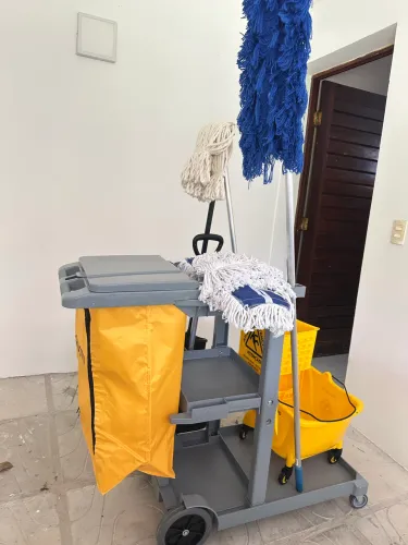 Kit carrinho de limpeza