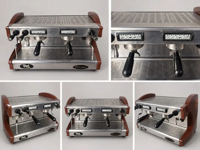 Maquina de cafe expresso Gelcoffee, Prima 2 grupos