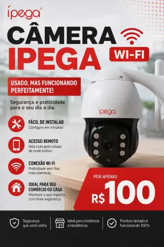 Câmera wi-fi usada