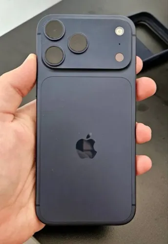 iPhone 17 pró Blue 512 giga bateria 100% todo original capa carregador sem detalhes 