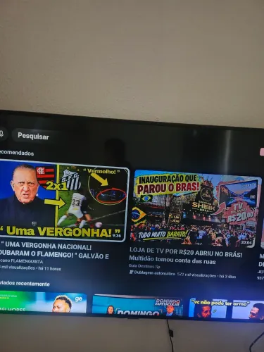 Tv smart 58" Aceito cartão de crédito
