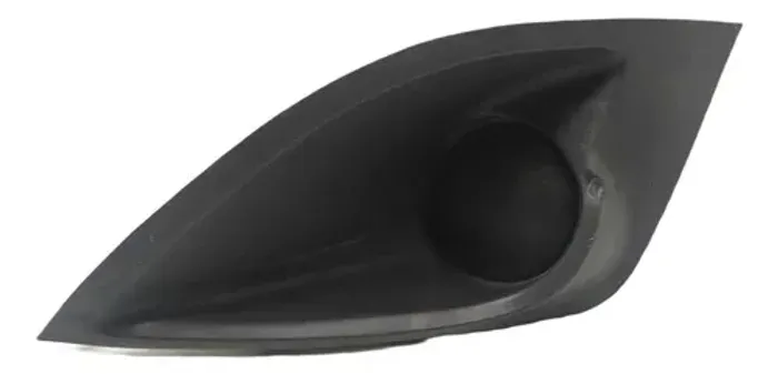 Grade Farol Milha Ford Fiesta Rocam 2011 Preto Esquerdo