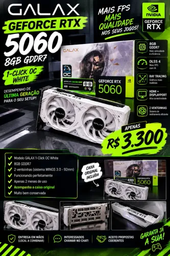Placa de vídeo RTX 5060