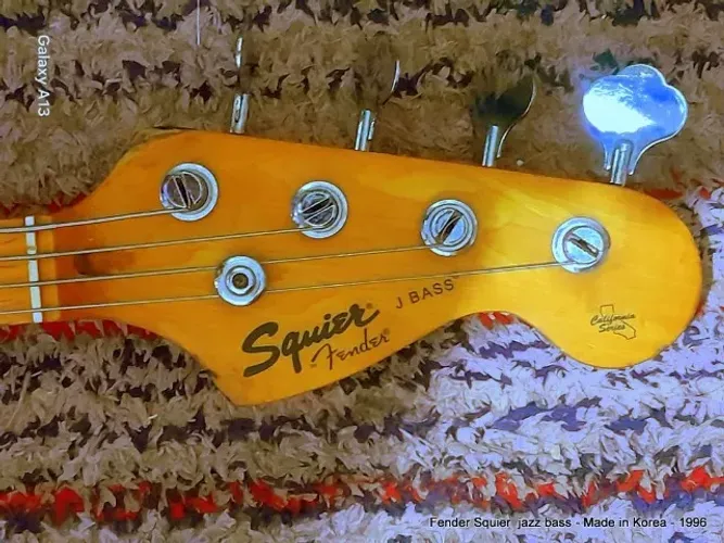 fender squier jazz bass