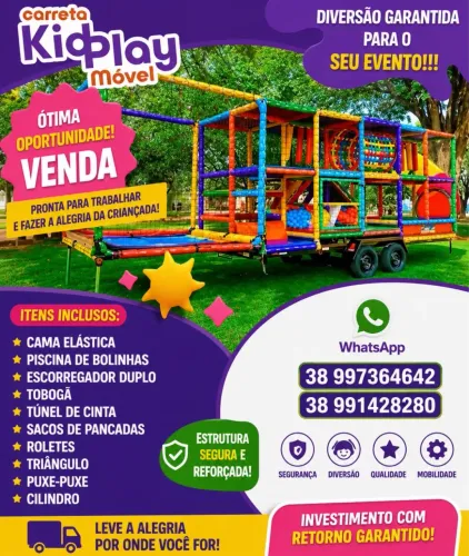 Carretinha de brinquedos KidPlay