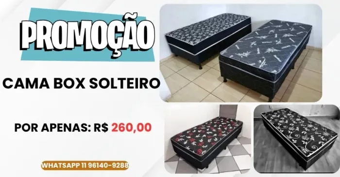 cama box casal (promoção queima de estoque)