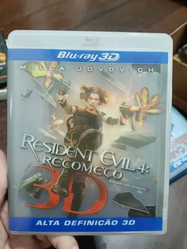 Blu-ray 3D do filme Resident Evil 4: Recomeço
