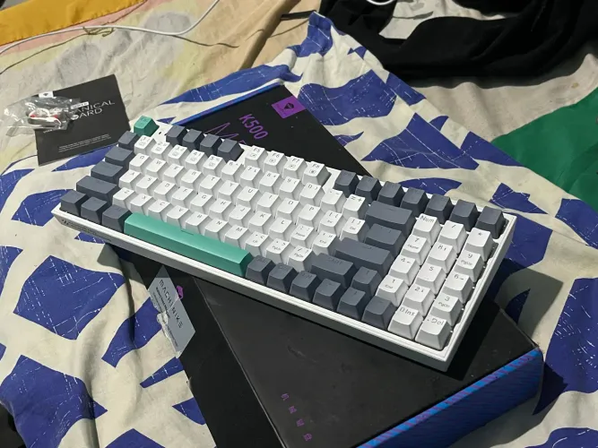 Teclado Mecânico Gamer Machenike K500-B61, RGB Switch Red