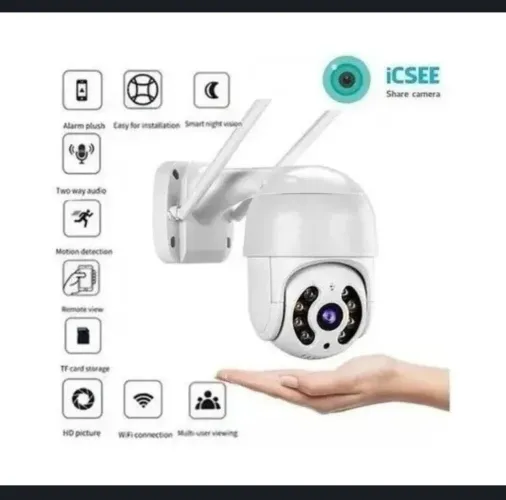 Câmera A8 Wi-Fi prova d?água com alarme de monitoramento