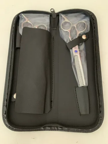 TESOURA FIO LASER E DESFIADEIRA UMI KIT CABELELEIROS 6.0