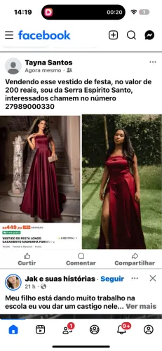 Vestido de festa 