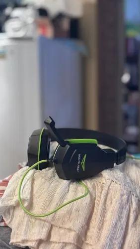 Fone de ouvido headset gamer verde-preto - PH146 multilaser