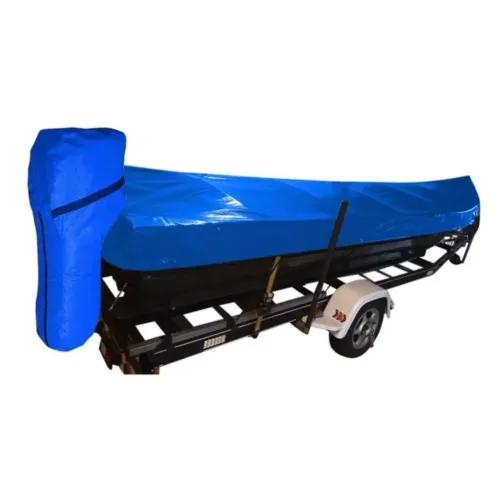 Capa para canoa e motor