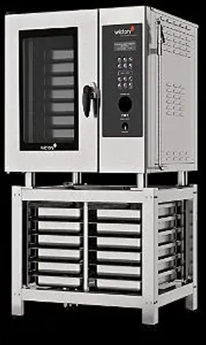 Ac forno combinado capacidade para 8 gns com cavalete