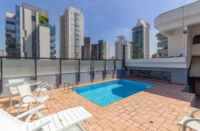 COBERTURA , A VENDA, no BROOKLIN 260m², 3 quartos,1 suíte, 3 vagas, Lazer, próximo metro c