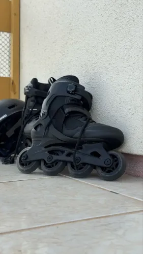 Roller/patins Oxelo fit 100 + capacete