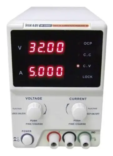 Fonte de bancada hikari 32V 5A
