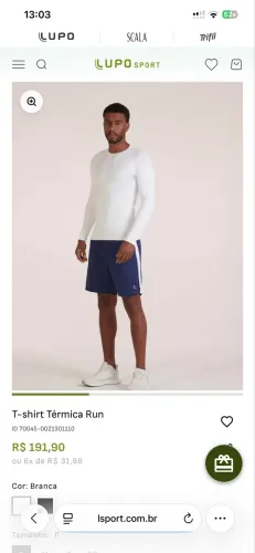 Camisa térmica