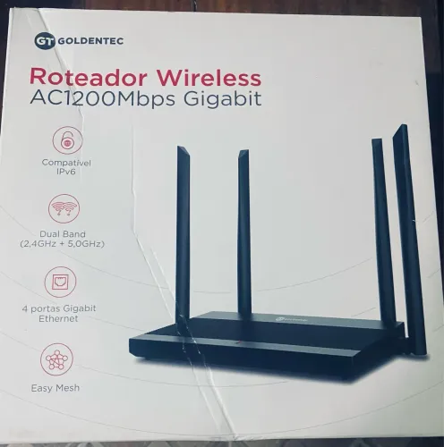 Vendo Roteador GoldenTec Ac1200