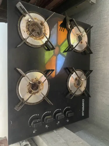 Fogão elétrico cooktop 4 bocas