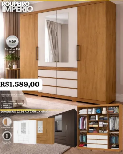 GUARDA ROUPA DE CASAL