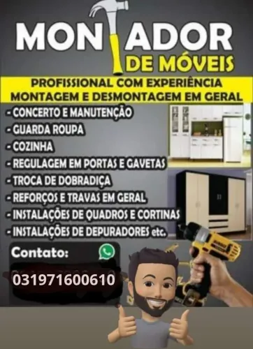 Montador de móveis profissional