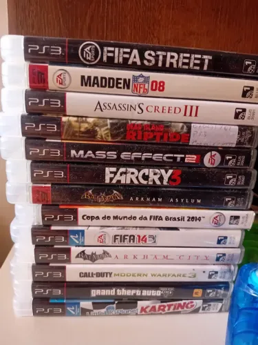 PS3, 5 CONTROLES, 14 JOGOS