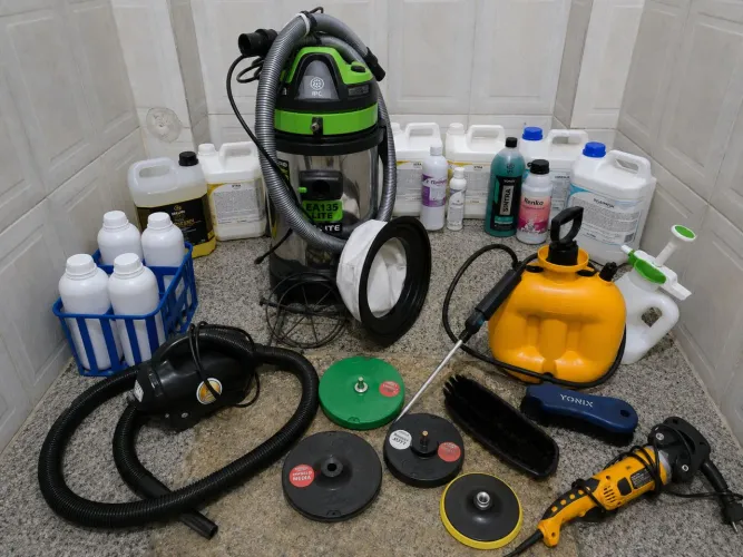 Extratora Profissional P/ Pó E Água Ea135 Lite 1200w 35l Ip + Equipamentos