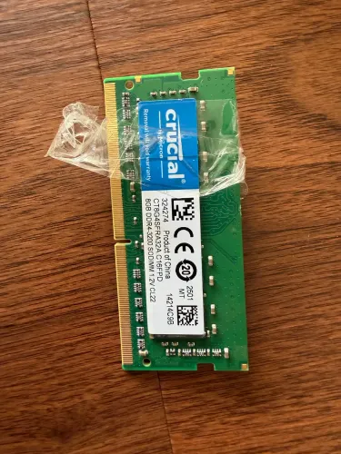 Memória RAM Crucial 8GB DDR4 3200MHz SO-DIMM Notebook