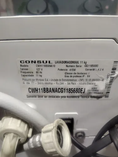 Vendo máquina de lavar roupa 11 kilos