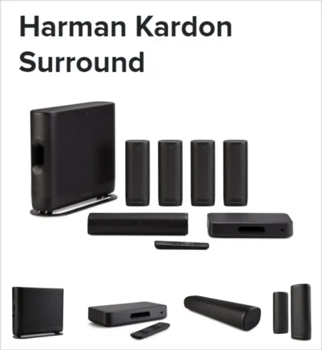 Harman Kardon Surround Home theather Tela sensível ao toque
