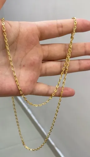 Corrente de ouro Cartier 18k 750 nova 5,2 gramas 