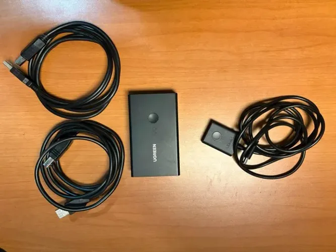 Switch Ugreen Box Ugreen 4 Em 1, Compartilhamento Usb 3.0