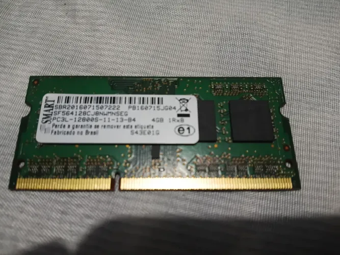 Memória de notebook 4g b
