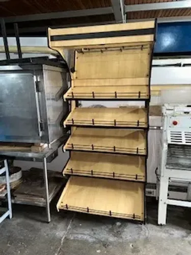 expositor de pães - bolachas - de parede - espelhado