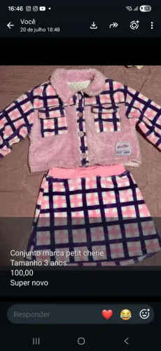 Conjunto petit cherie