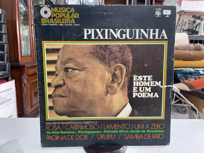 Disco de Vinil Pixinguinha História da Música Popular Brasileira