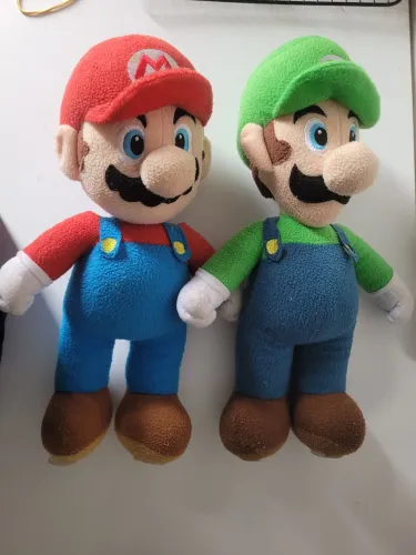 Mario e Luigi pelúcia 