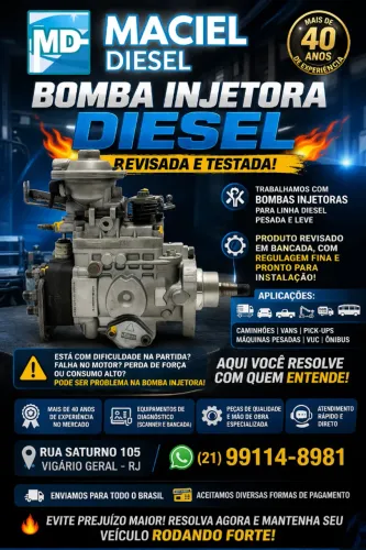  BOMBA INJETORA DIESEL - REVISADA E TESTADA 