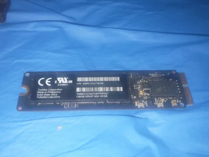 SSD 128GB SRIUP 655-1816B MacBook Pro 2012-2015 MacBook Air 2012-2017 D8W412702TQFPHPA2