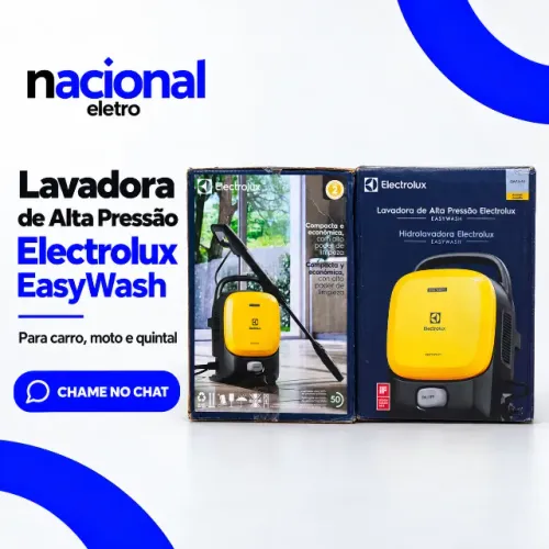 Lavadora de Alta Pressão Electrolux para Lavar Carro Moto e Quintal