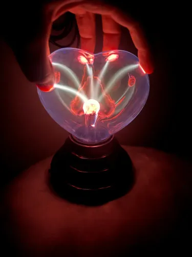 Lâmpada de Plasma de Coração 